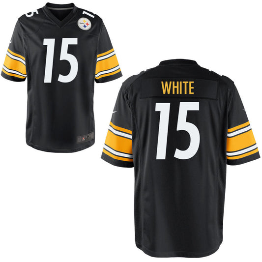 Football Jerseys P.Steelers #15 Cody White Player Stitched Game Jersey