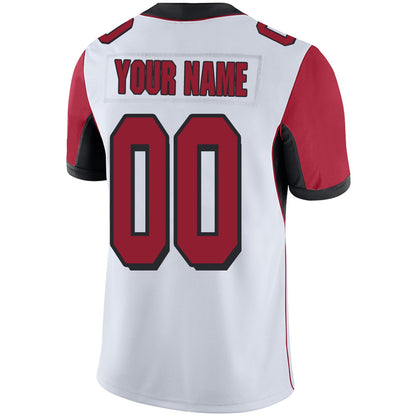 Custom A.Falcons Team Player or Personalized Design Your Own Name for Men Women Youth Jerseys Red Football Jerseys