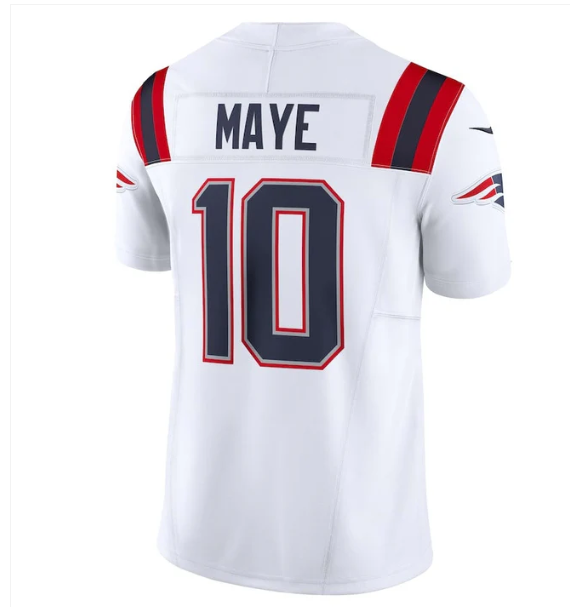 NE.Patriots #10 Drake Maye White Vapor F.U.S.E. Limited Stitched American Football Jerseys NE.Patriots #10 Drake Maye White Vapor F.U.S.E. Limited Stitched American Football Jerseys