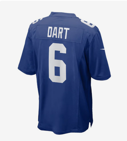 NY.Giants #6 Jaxson Dart Royal Vapor F.U.S.E. Limited Jersey Stitched American Football Jerseys