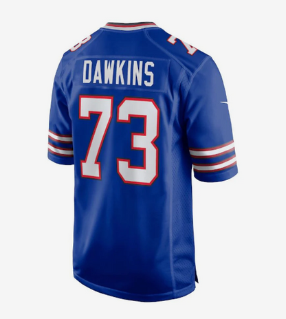 B.Bills #73 Dion Dawkins Royal Game Player Jersey Stitched American Football Jerseys