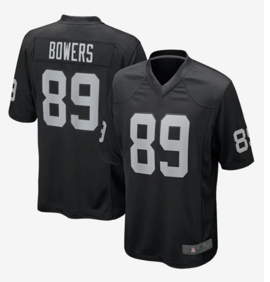 LV.Raiders #89 Brock Bowers Black Vapor F.U.S.E. Limited Jersey Stitched American Football Jerseys