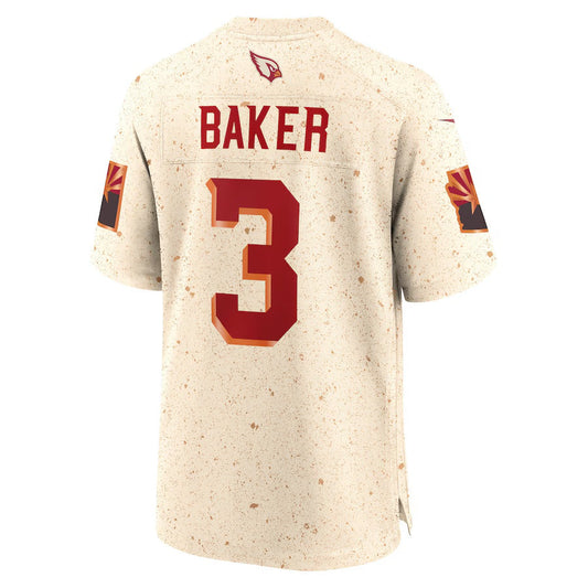 A.Cardinals #3 Budda Baker 2025 Rivalries Collection Game Jersey-Nery - Natural Stitched American Football Jersey-Nerys