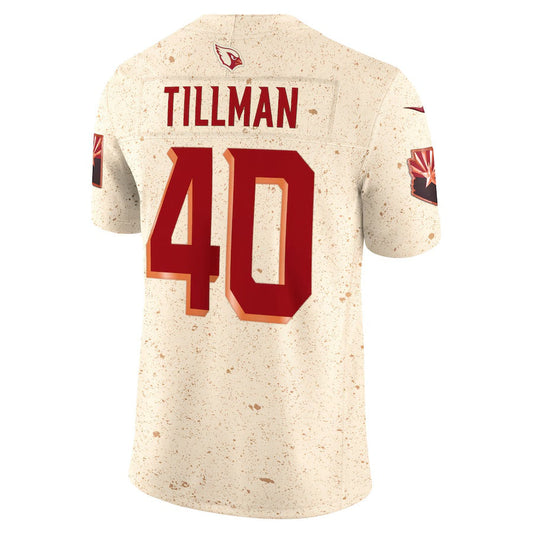 A.Cardinals #40 Pat Tillman 2025 Rivalries Collection Retired Player Limited Jersey-Nery - Natural Stitched American Football Jersey-Nerys