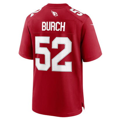 A.Cardinals #52 Jordan Burch Cardinal Team Game Jersey Stitched American Football Jerseys
