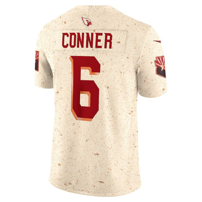 A.Cardinals #6 James Conner 2025 Rivalries Collection Limited Jersey-Nery - Natural Stitched American Football Jersey-Nerys