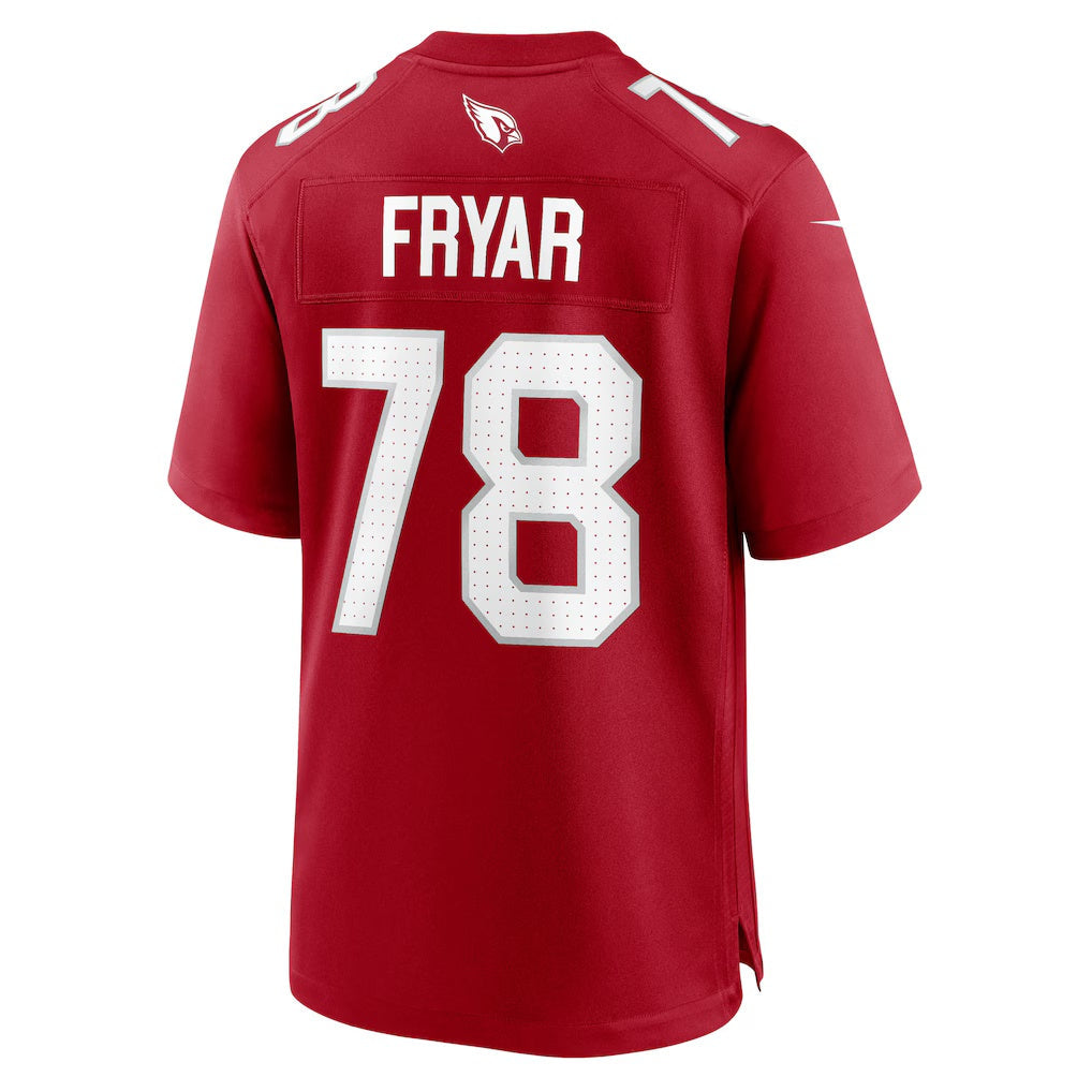 A.Cardinals #78 Josh Fryar Cardinal Team Game Jersey Stitched American Football Jerseys