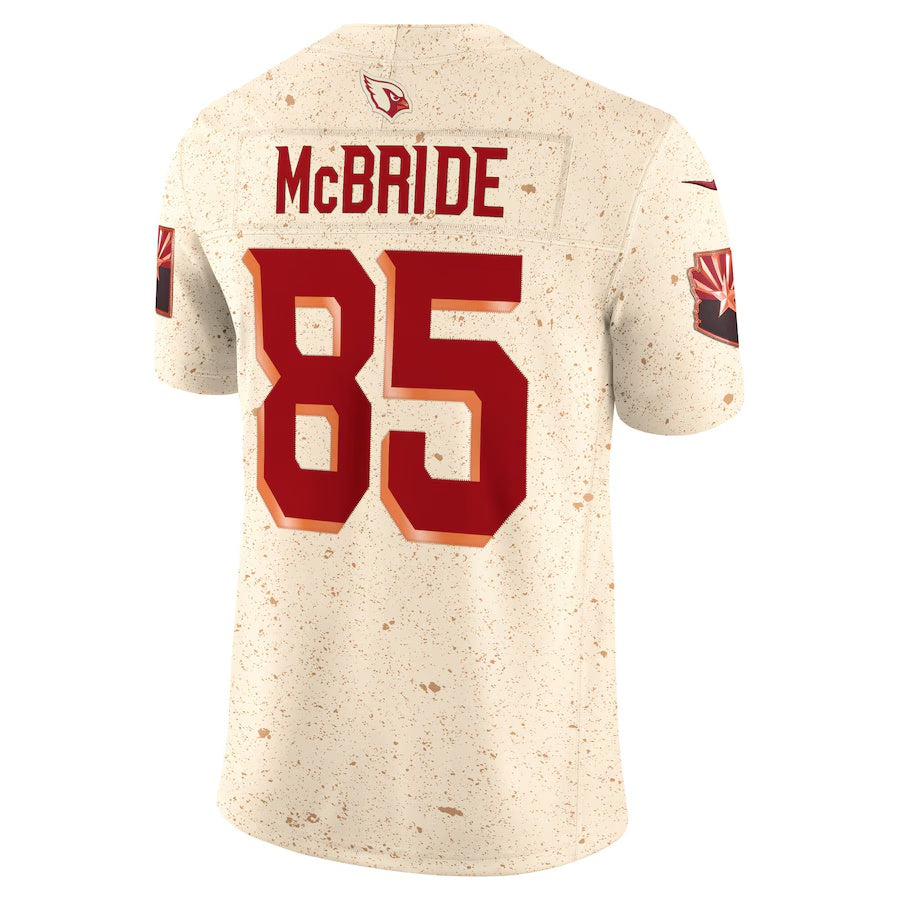 A.Cardinals #85 Trey McBride 2025 Rivalries Collection Limited Jersey-Nery - Natural Stitched American Football Jersey-Nerys
