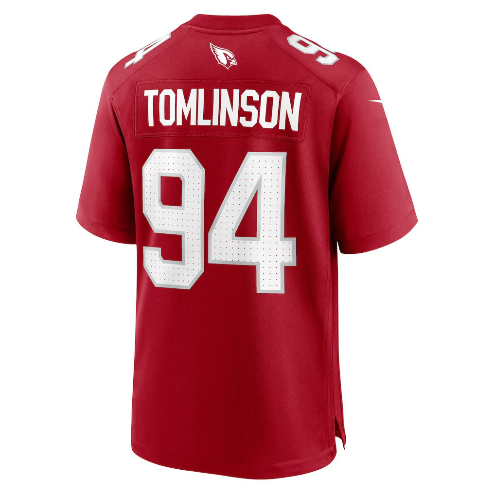 A.Cardinals #94 Dalvin Tomlinson Cardinal Team Game Jersey Stitched American Football Jerseys