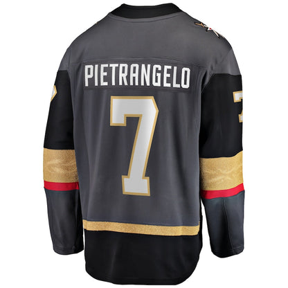 V.Golden Knights #7 Alex Pietrangelo Fanatics Branded Alternate Premier Breakaway Player Jersey Gray Stitched American Hockey Jerseys CROVYIE