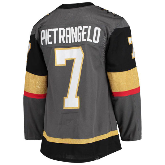 V.Golden Knights #7 Alex Pietrangelo Alternate Primegreen Authentic Pro Player Jersey Gray Stitched American Hockey Jerseys CROVYIE