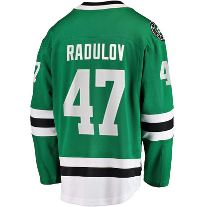D.Stars #47 Alexander Radulov Fanatics Branded Home Premier Breakaway Player Jersey  Kelly Green Stitched American Hockey Jerseys CROVYIE