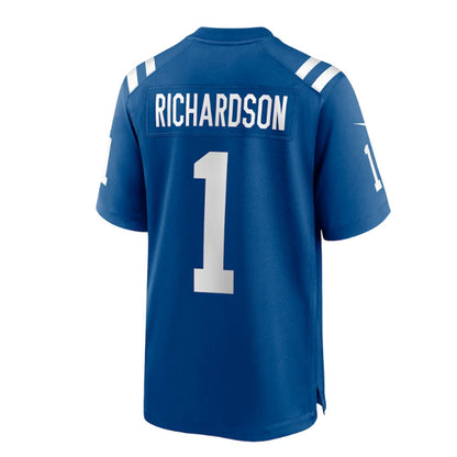 IN.Colts #1 Anthony Richardson 2023 Draft First Round Pick Game Jersey - Royal Stitched American Football Jerseys