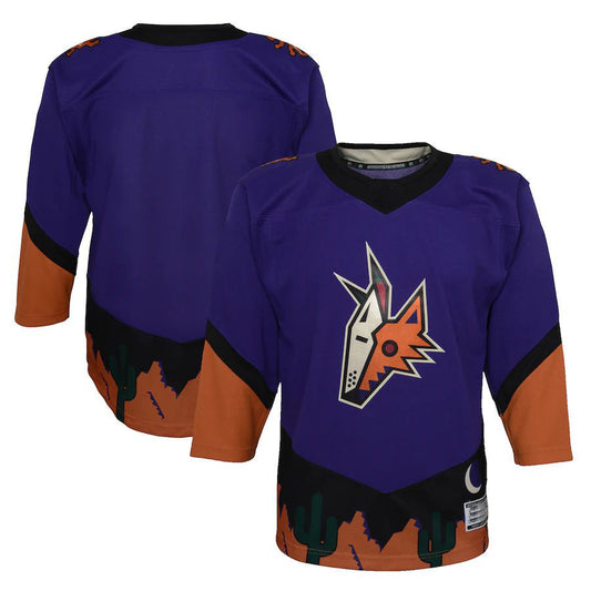 A.Coyotes 2020-21 Special Edition Premier Jersey Purple Stitched American Hockey Jerseys CROVYIE