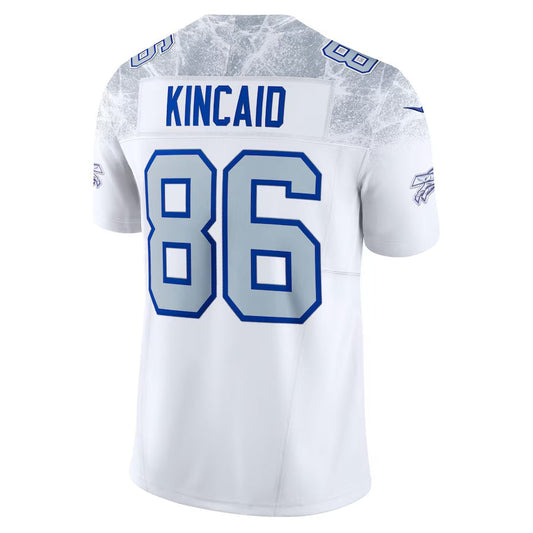 B.Bills #86 Dalton Kincaid 2025 Rivalries Collection Limited Jersey-Nery - White Football Stitched American Jersey-Nerys