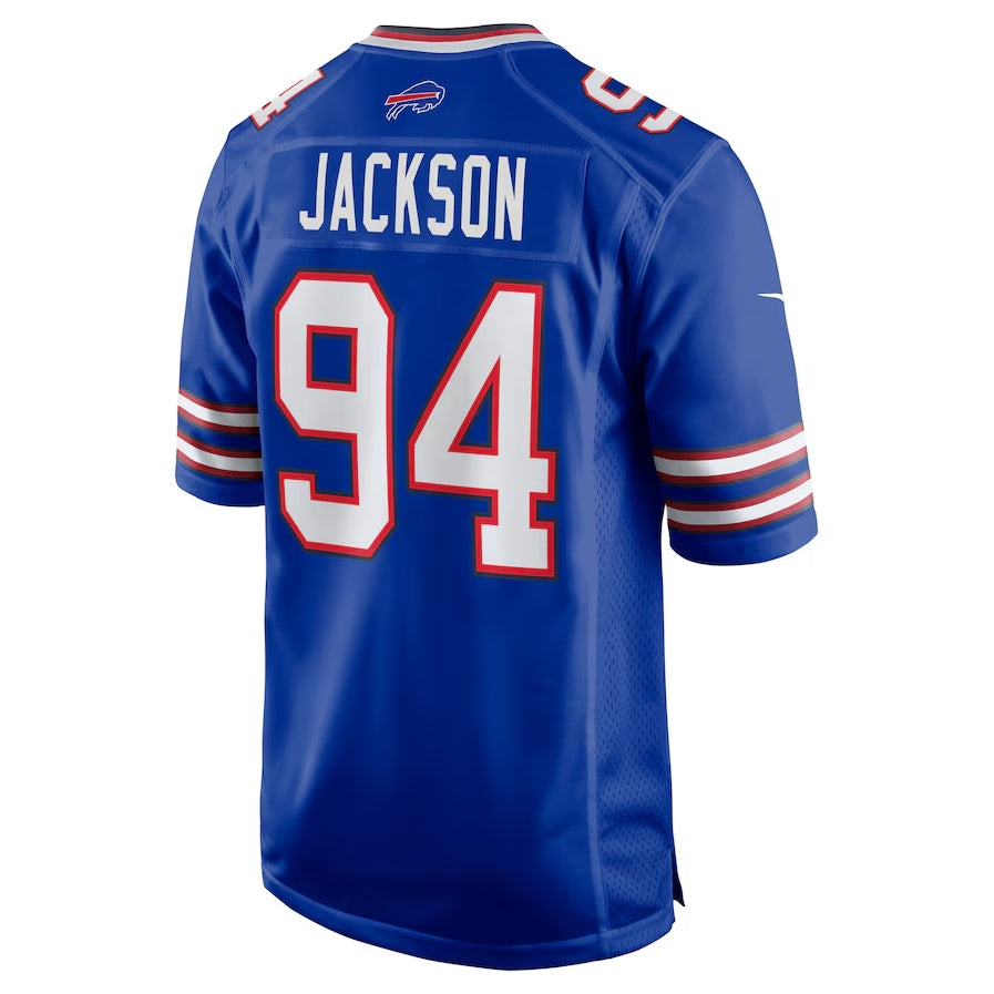 B.Bills #94 Landon Jackson Royal Team Game American Football Jerseys
