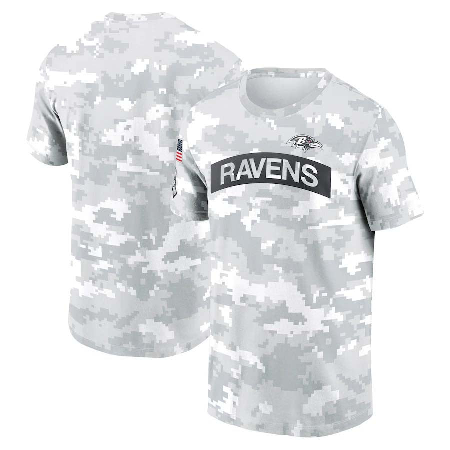 B.Ravens 2024 Salute To Service Club Pullover T-Shirt Birthday and Christmas gifts Stitched American Football Jerseys
