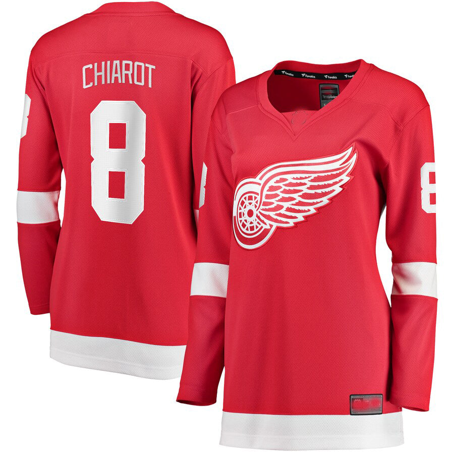 D.Red Wings #8 Ben Chiarot Fanatics Branded Home Breakaway Player Jersey Red Stitched American Hockey Jerseys CROVYIE