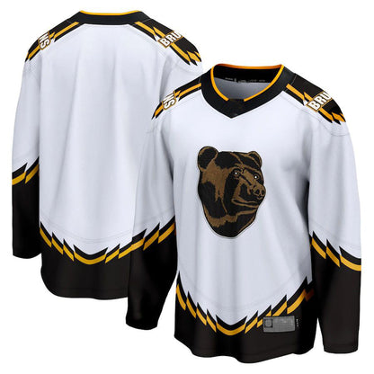 B.Bruins Fanatics Branded Special Edition 2.0 Breakaway Blank Jersey White Stitched American Hockey Jerseys CROVYIE