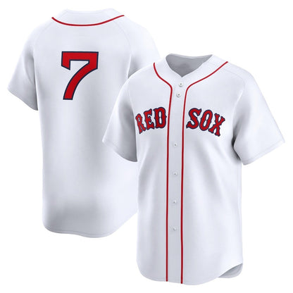 Boston Red Sox #7 Masataka Yoshida Home Limited Player Jersey - White Stitched Baseball Jersey