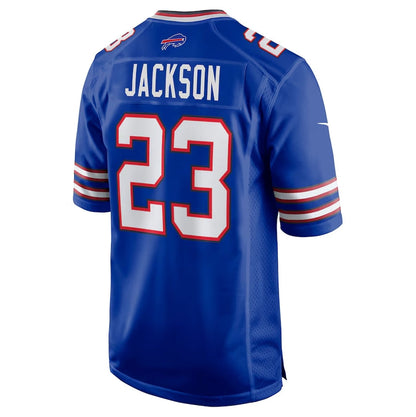 B.Bills #23 Dane Jackson Royal Team Game American Football Jerseys