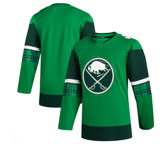 B.Sabres 2023 St. Patrick's Day Primegreen Authentic Jersey - Kelly Green Stitched American Hockey Jerseys CROVYIE