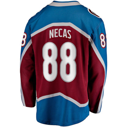 C.Avalanche #88 Martin Necas Fanatics Breakaway Player Jersey - Burgundy Stitched American Hockey Jerseys CROVYIE