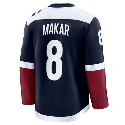 C.Avalanche #8 Cale Makar Fanatics Alternate Premium Jersey - Navy Stitched American Hockey Jerseys CROVYIE