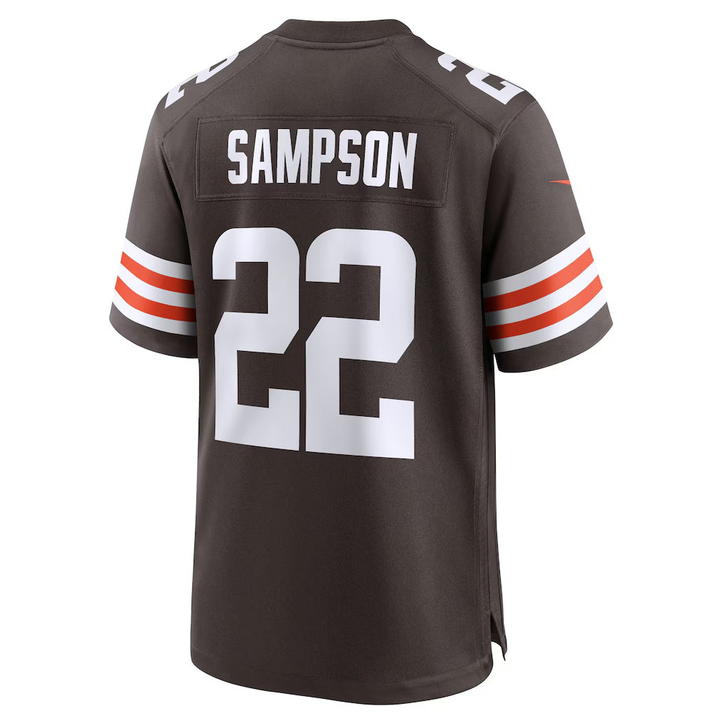 C.Browns #22 Dylan Sampson Brown Team Game Stitched American Football Jerseys