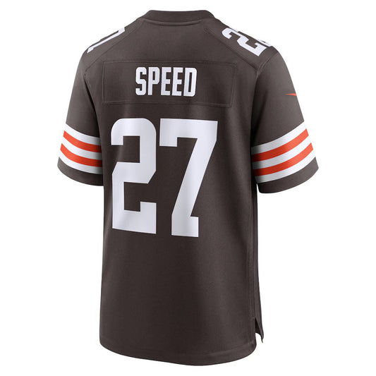C.Browns #27 Ameer Speed Brown Team Game Stitched American Football Jerseys