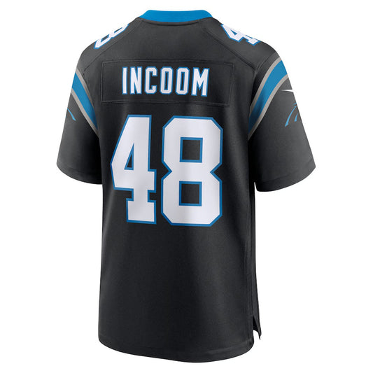 C.Panthers #48 Thomas Incoom Black Team Game Stitched American Football Jerseys