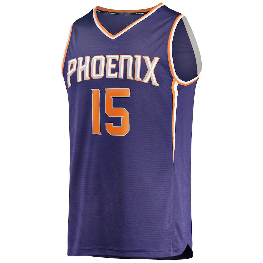 P.Suns #15 Cameron Payne Fanatics Branded  2021-22 Fast Break Replica Jersey Icon Edition Purple Stitched American Basketball Jersey