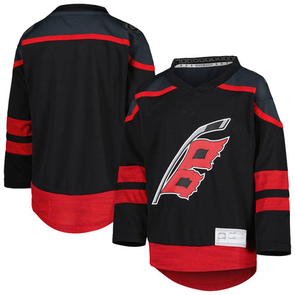C.Hurricanes 2022-23 Home Replica Jersey Black Stitched American Hockey Jerseys CROVYIE