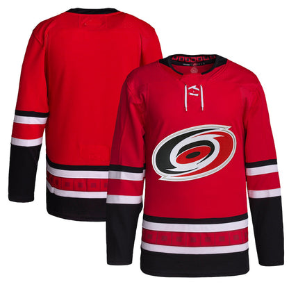 C.Hurricanes Home Primegreen Authentic Pro Jersey Red Stitched American Hockey Jerseys CROVYIE