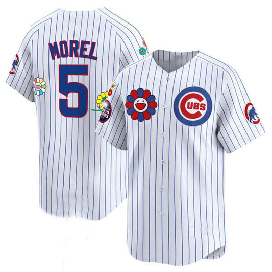 Chicago Cubs #5 Christopher Morel White 2025 Tokyo Series Limited Stitched Baseball Jersey