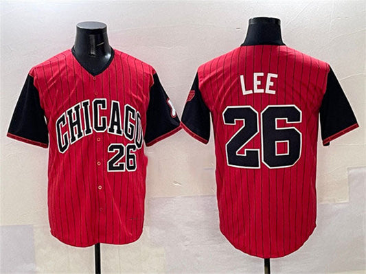 Chicago White Sox #26 Korey Lee Red Black 2025 City Connect Limited Stitched Baseball Jersey