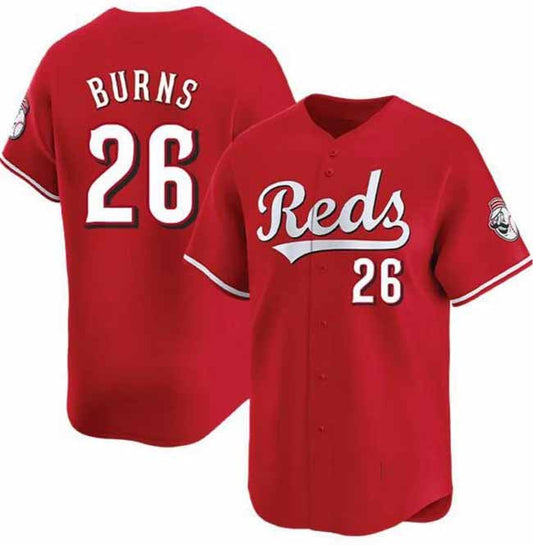 Cincinnati Reds #26 Chase Burns Red Limited Stitched Baseball Jersey