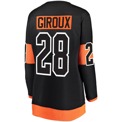P.Flyers #28 Claude Giroux Fanatics Branded Alternate Breakaway Player Jersey Black Stitched American Hockey Jerseys CROVYIE