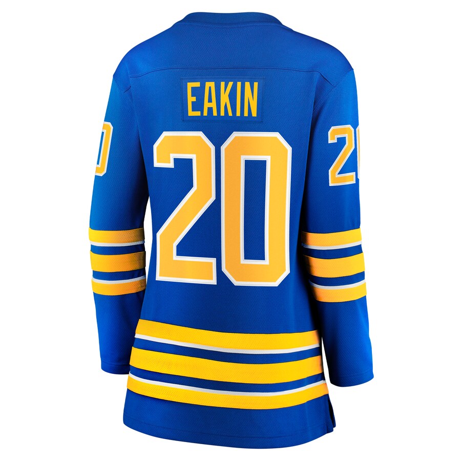 B.Sabres #20 Cody Eakin Fanatics Branded Women's Home Breakaway Jersey Royal Stitched American Hockey Jerseys CROVYIE