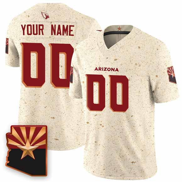 Custom A.Cardinals Active Player 2025 F.U.S.E. Rivalries Vapor Untouchable Limited Football Stitched Jersey-Nery