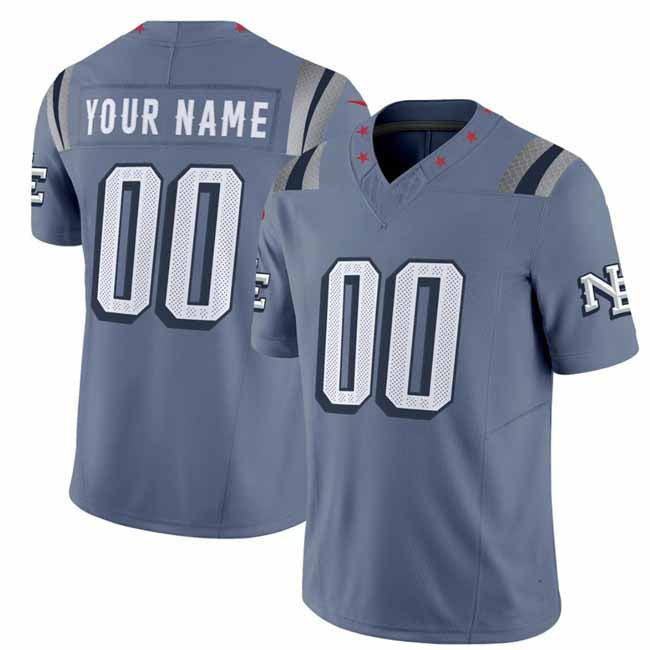 Custom NE.Patriots Active Player 2025 F.U.S.E. Rivalries Vapor Limited Football Stitched Jersey-Nery