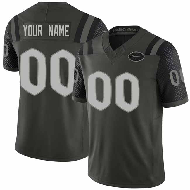 Custom NY.Jets Active Player Black 2025 F.U.S.E. Rivalries Vapor Limited Football Stitched Jersey-Nery