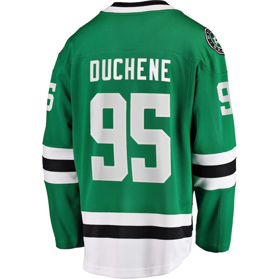 D.Stars #95 Matt Duchene Fanatics Home Breakaway Player Jersey - Kelly Green Stitched American Hockey Jerseys CROVYIE