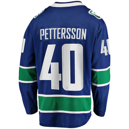 V.Canucks #40 Elias Pettersson Fanatics Branded 2019-20 Home Premier Breakaway Player Jersey  Stitched American Hockey Jerseys CROVYIE