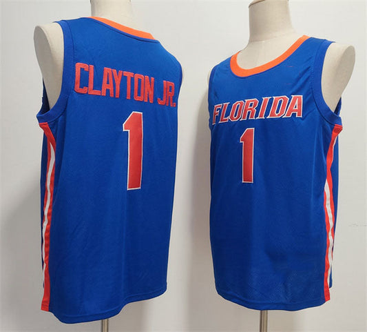 F.Gators #1 Walter Clayton Jr. Royal Stitched Basketball American College Jerseys