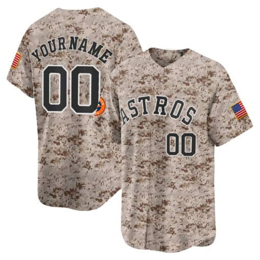 Custom Houston Astros USMC Alternate Vapor Premier Limited ¨C All Stitched Baseball Jersey