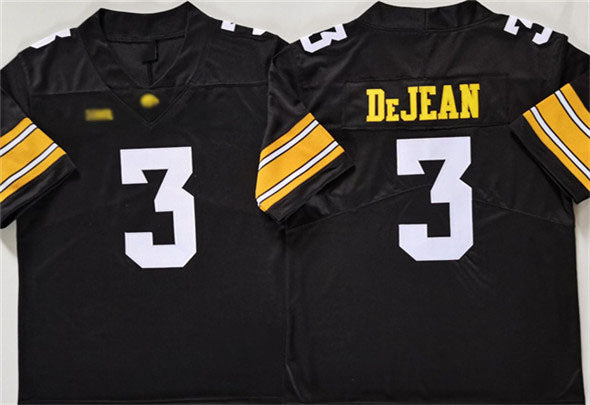 I.Hawkeyes #3 Cooper DeJean Black Stitched American College Jerseys