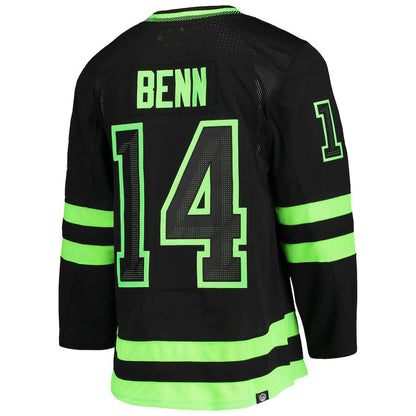 D.Stars #14 Jamie Benn Alternate Captain Patch Primegreen Authentic Pro Player Jersey Stitched American Hockey Jerseys CROVYIE