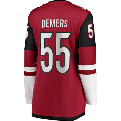 A.Coyotes #55 Jason Demers Fanatics Branded Breakaway Player Jersey Garnet Stitched American Hockey Jerseys CROVYIE