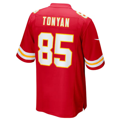 KC.Chiefs #85 Robert Tonyan Red Team Game Stitched American Football Jerseys